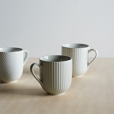 Textured Mugs (Set of 4)